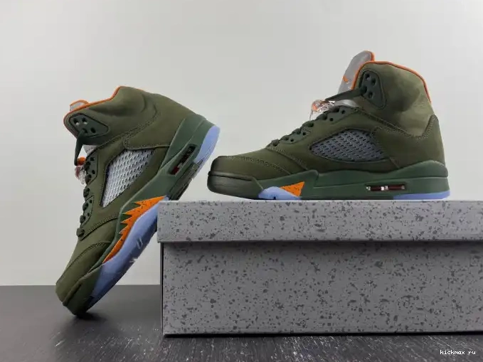 Cheap Kickmax Air Olive Jordan 5 DD0587-308 0517